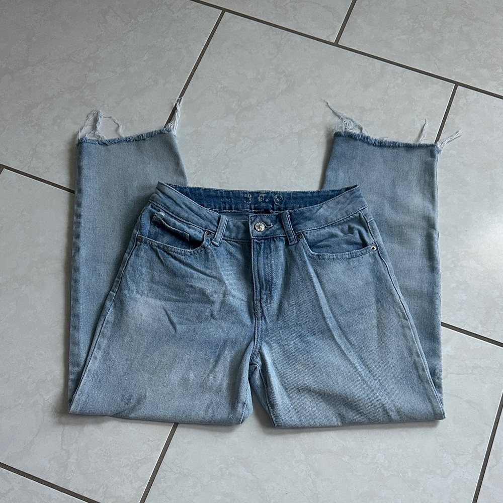 Rewash Light Blue Distressed Jeans